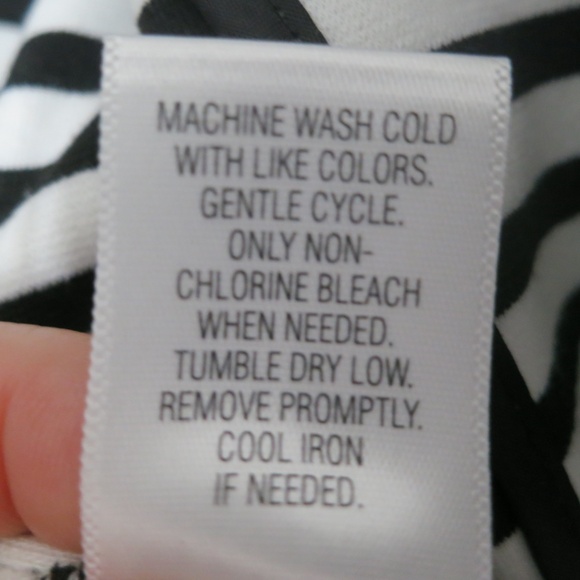 Elle Avery Striped Peplum Single Breast Blazer Soft Knit Casual Size Small - Picture 9 of 10